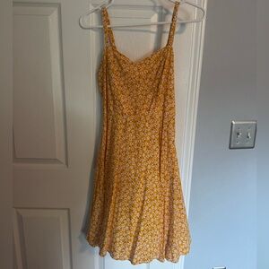 Old Navy Yellow Floral Mini Dress